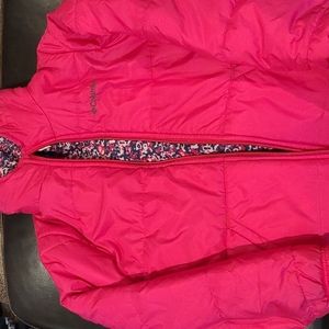 Columbia Girls Reversible Winter Coat  - Size L (14/16)